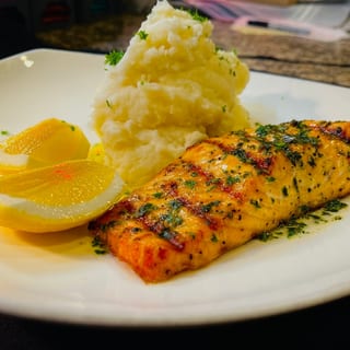 Salmon Lyonnaise